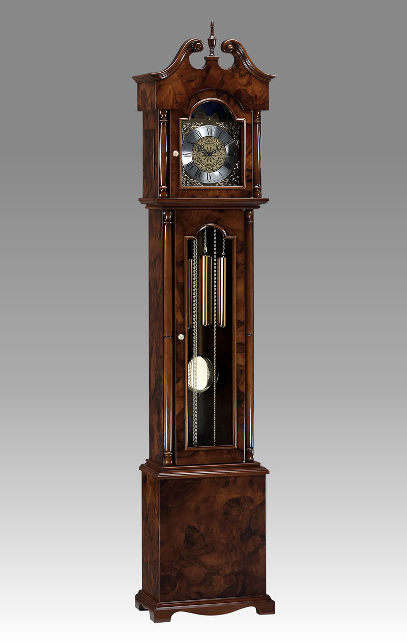 Grandfather clock Art.528/2 briar of walnut